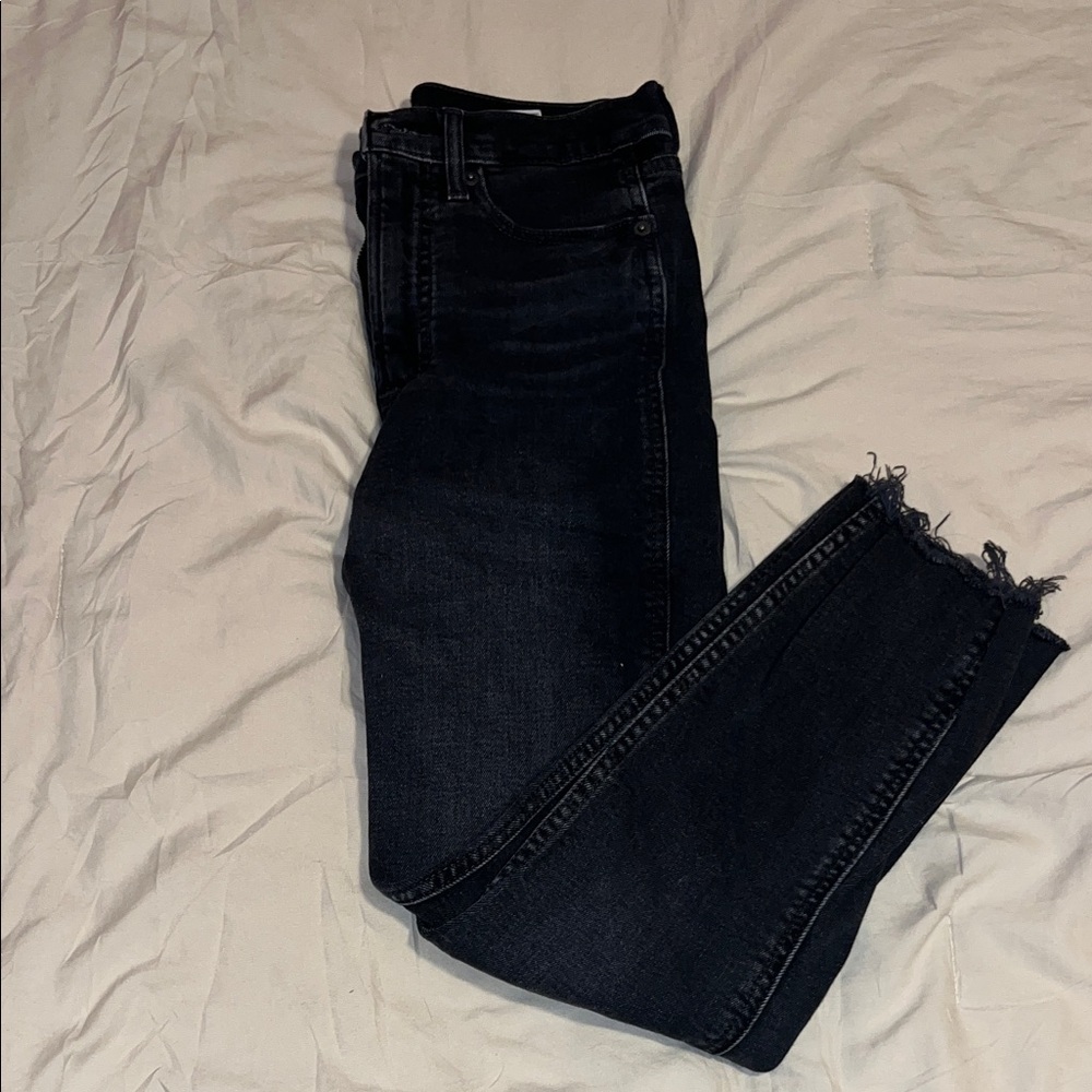 Gap Women's Black Cropped Jeans 0R 25